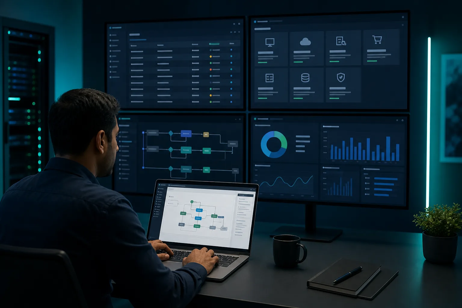 ServiceNow platform admin practicing workflow automation and ITSM configuration in a lab
