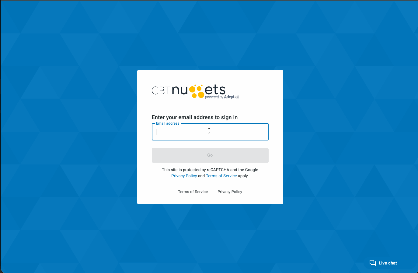 CBT Nuggets SSO login flow showing single sign-on with company identity provider